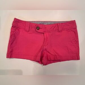 Red Camel Classic Chino Short, Hot Pink/Fuchsia Color, size 7, EUC